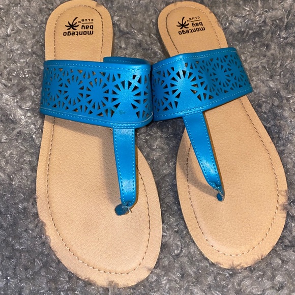 Blue sandals 💙🦋💙 - Picture 1 of 2